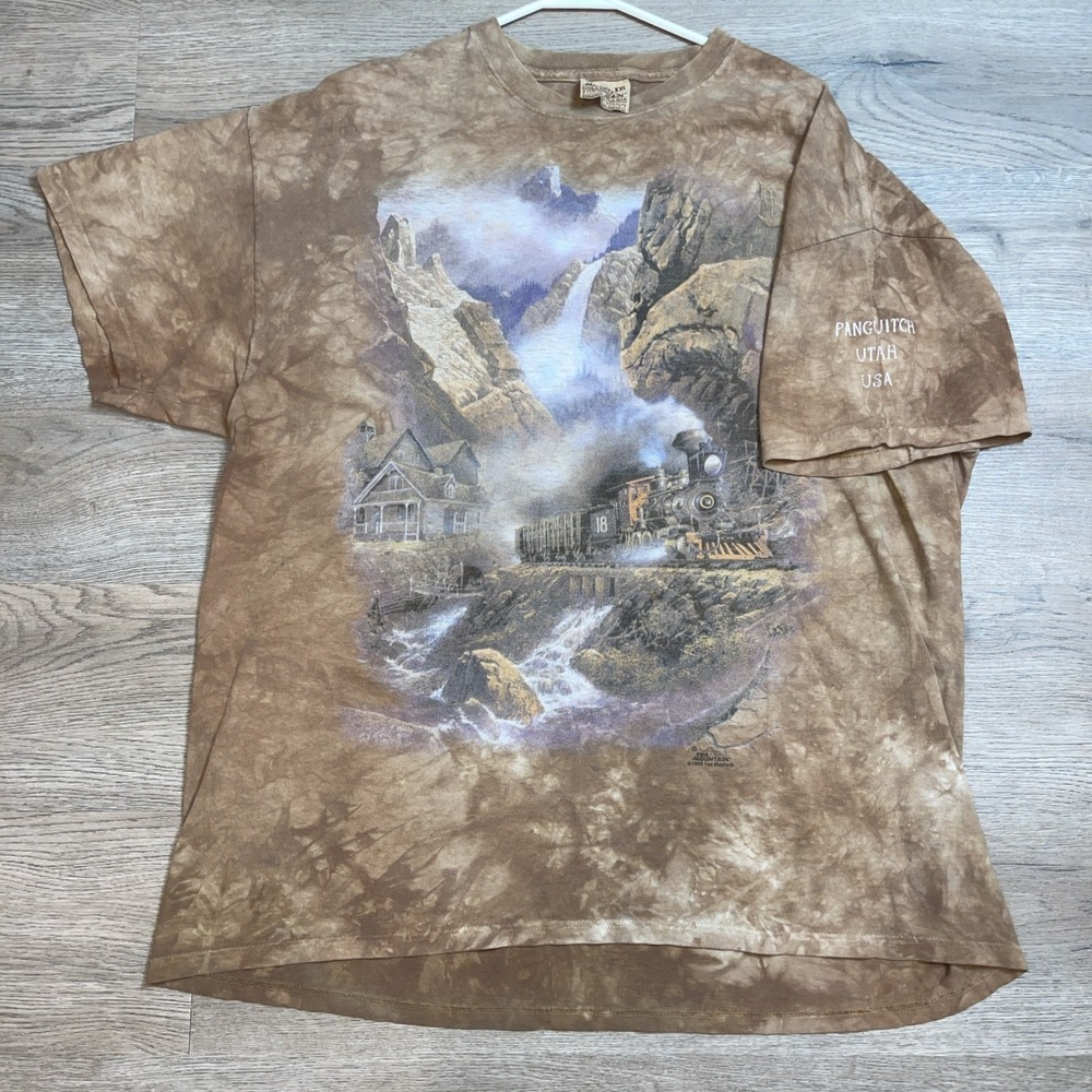 The Mountain Mens TShirt XXL PANGUITCH Utah 100% Cotton USA